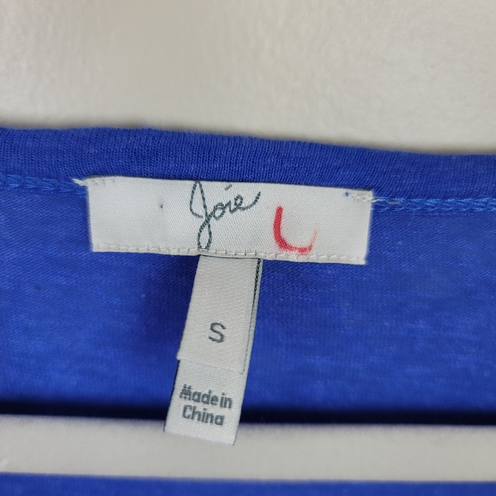 FIRM Joie Blue/White/Navy Stripe Top size S - Picture 2 of 6